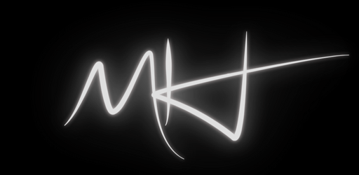 logo esticada com fundo preto